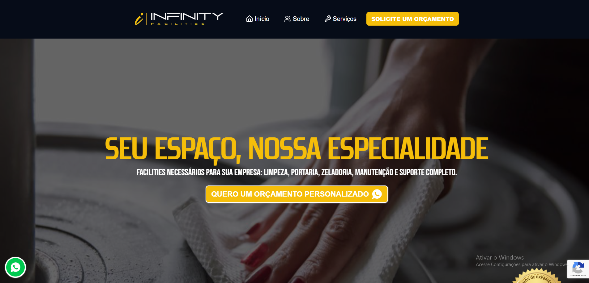 Thumbnail do projeto Infinity Facilities