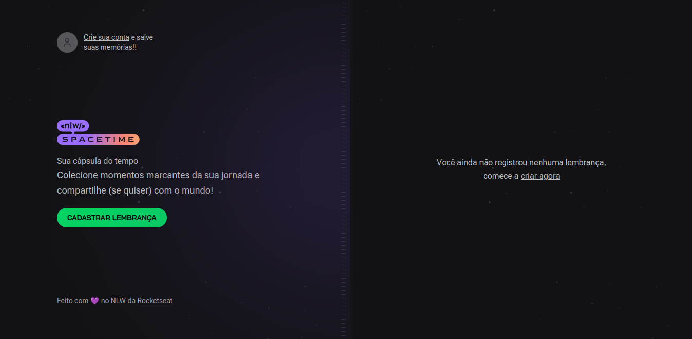 Imagem da sessão Tela de login