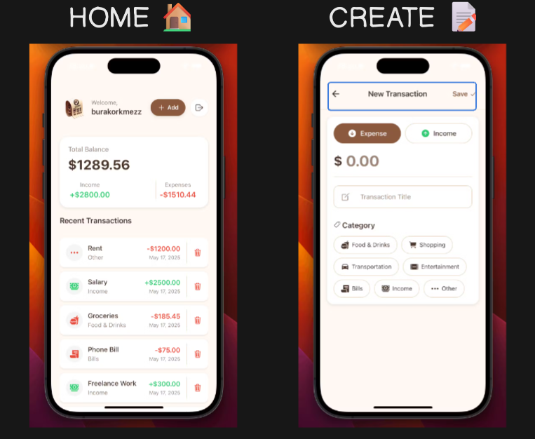 Imagem da sessão Telas do App