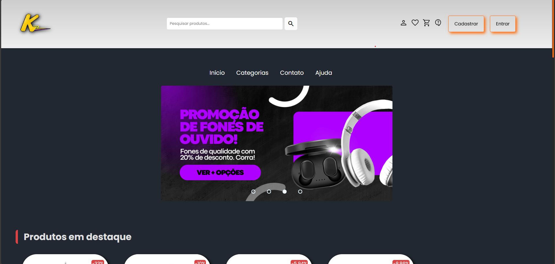 Imagem da sessão Home