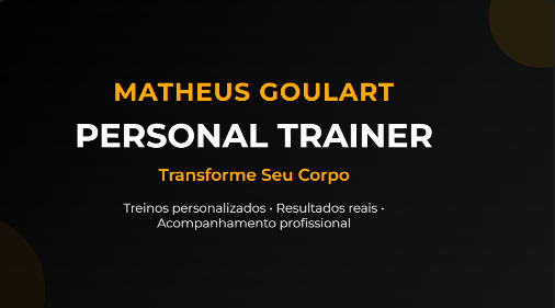 Imagem do Projeto Landing Page Matheus Goulart