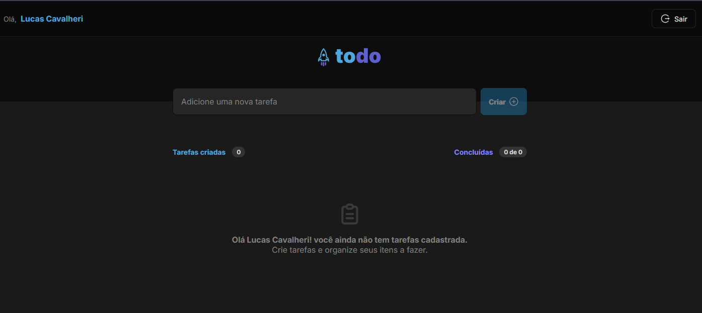 Imagem do Projeto Full-Stack ToDo