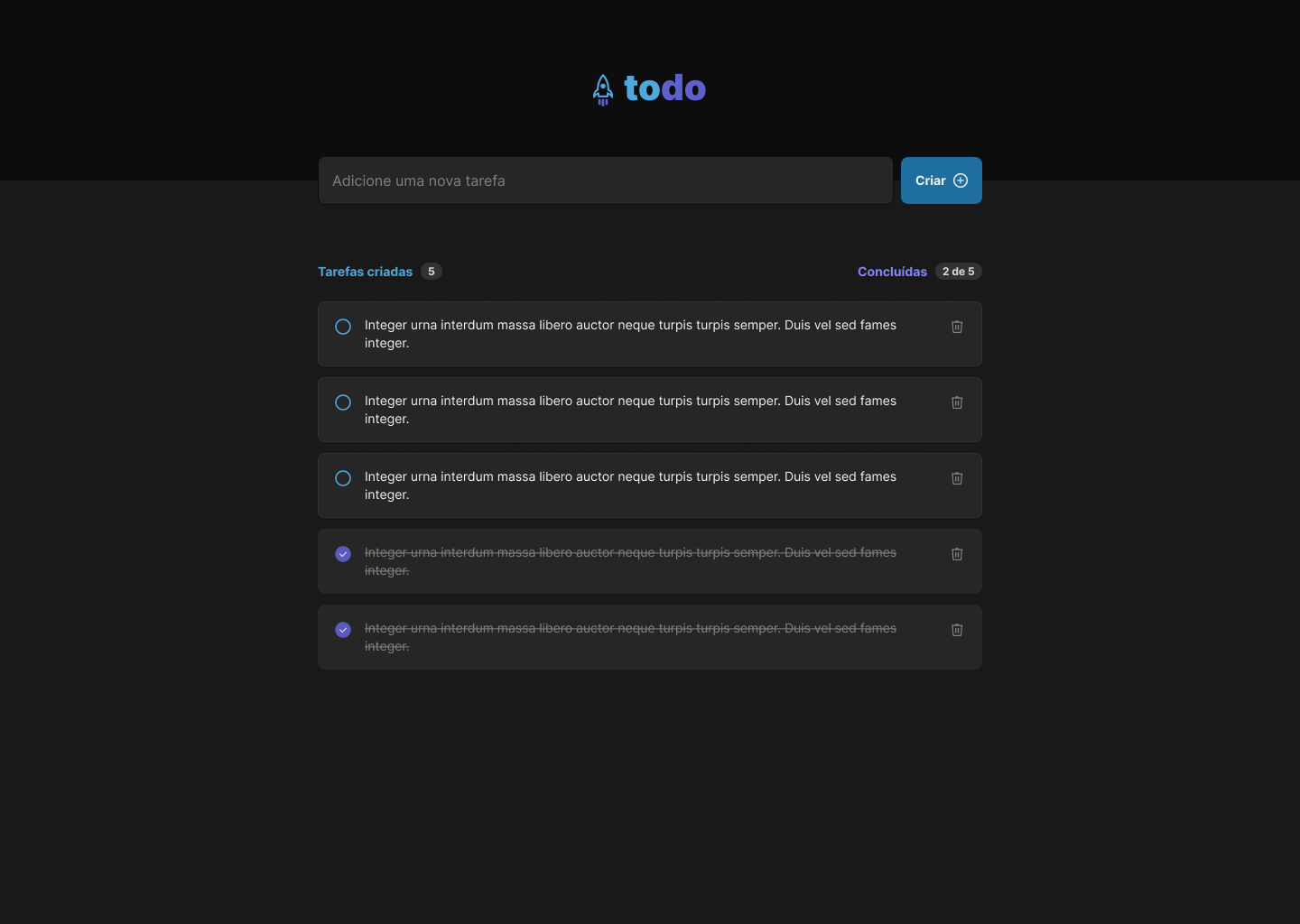 Thumbnail do projeto ToDo