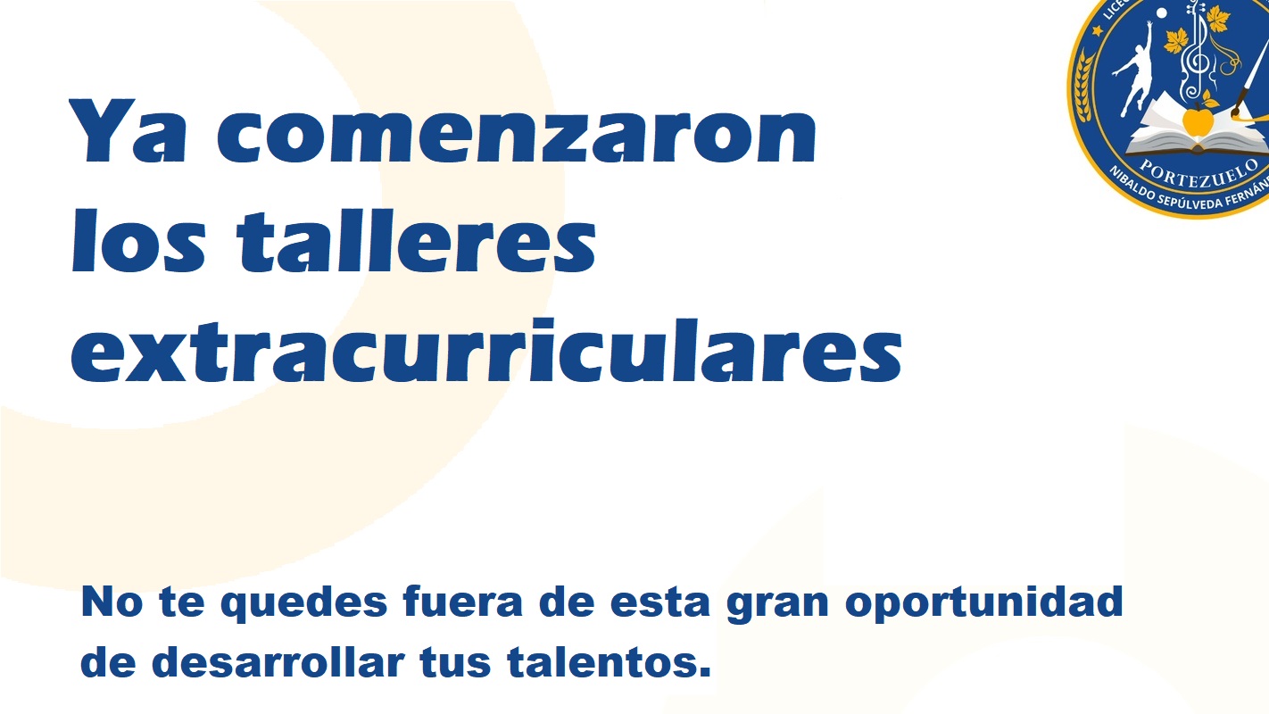Talleres extracurriculares 2024