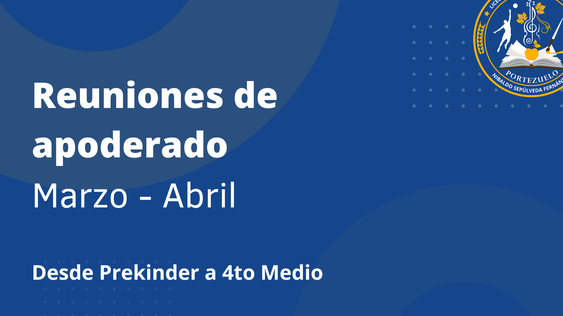 1ra Reunión de Apoderados