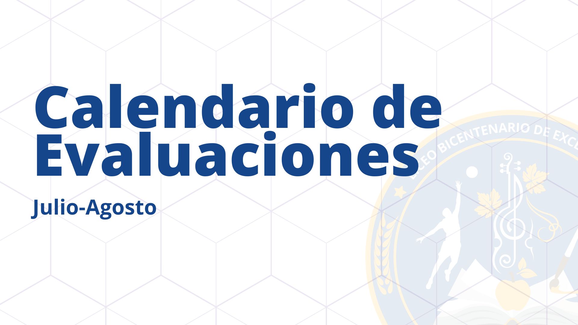 Calendario Ev. Julio