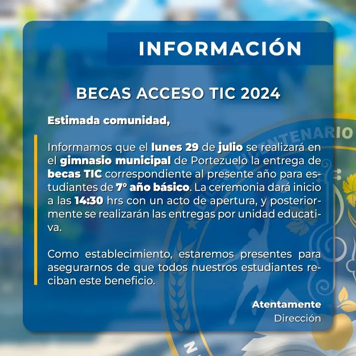Becas Aceso TIC 2024