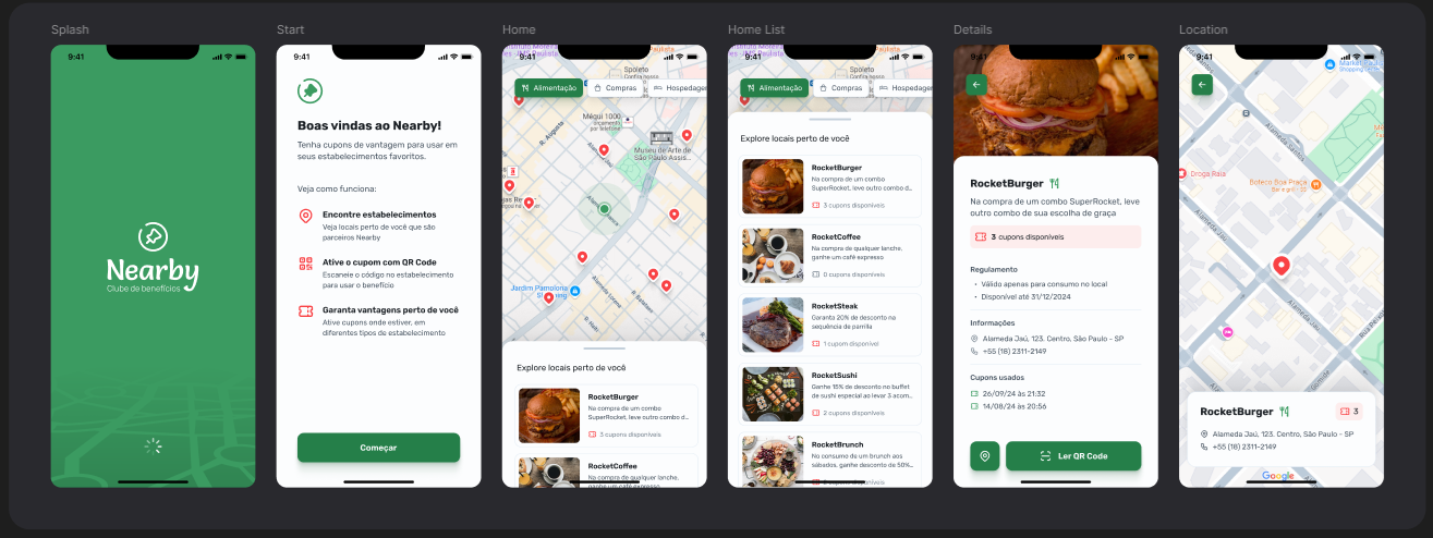 Thumbnail do projeto Nearby App