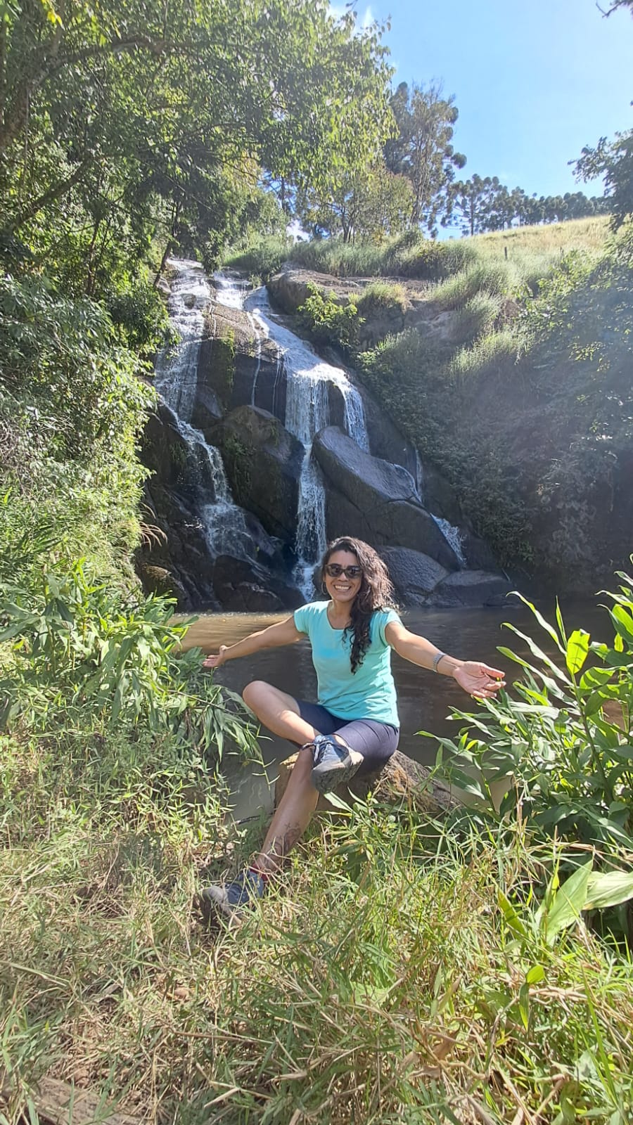 Nascer do Sol na Pedra da Balança + Cachoeira - São Bento do Sapucaí-Sp