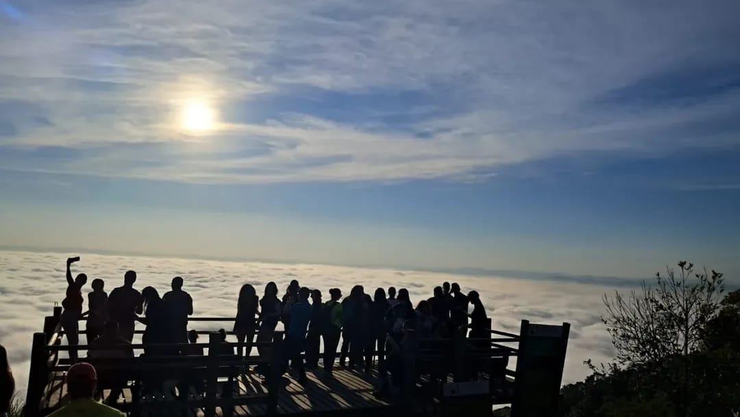 Pôr do Sol no Mirante + Festival de inverno - Paranapiacaba - Sp