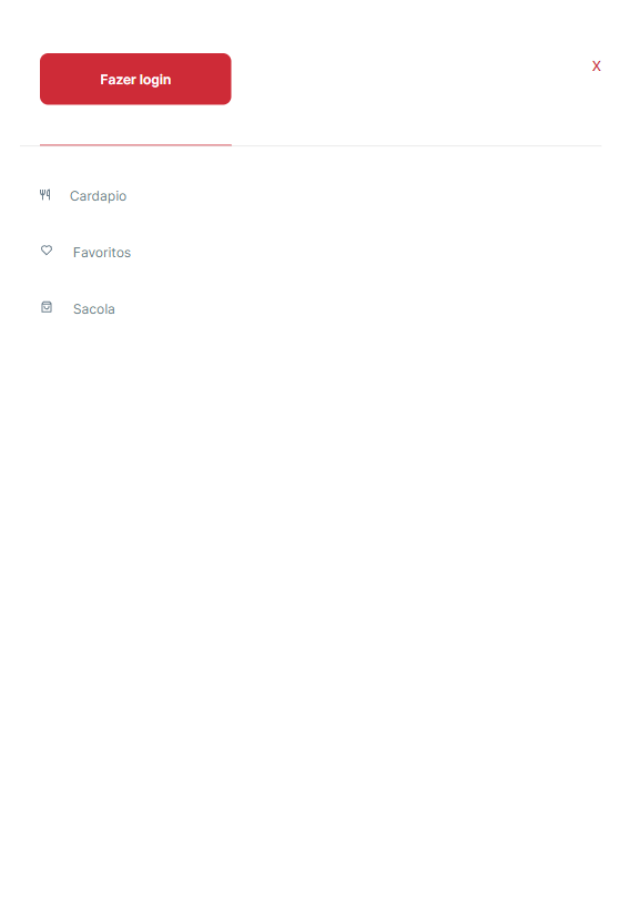 Imagem da sessão Menu