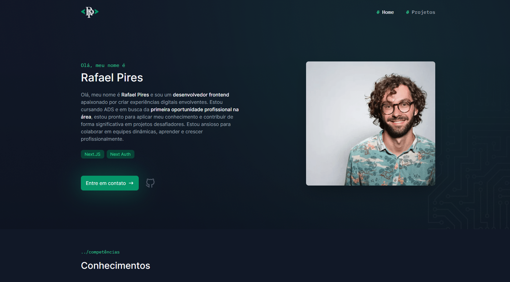 Thumbnail do projeto Meu Portifolio