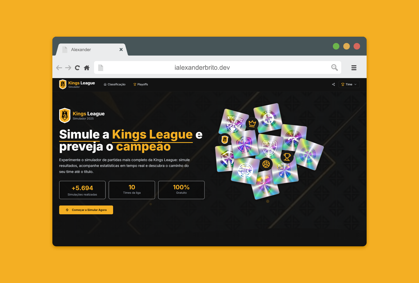 Kings League Simulador