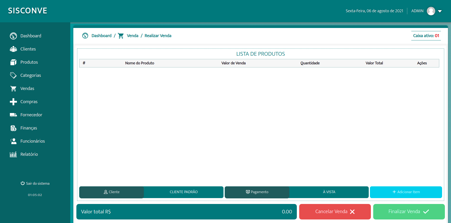 Imagem da sessão Venda