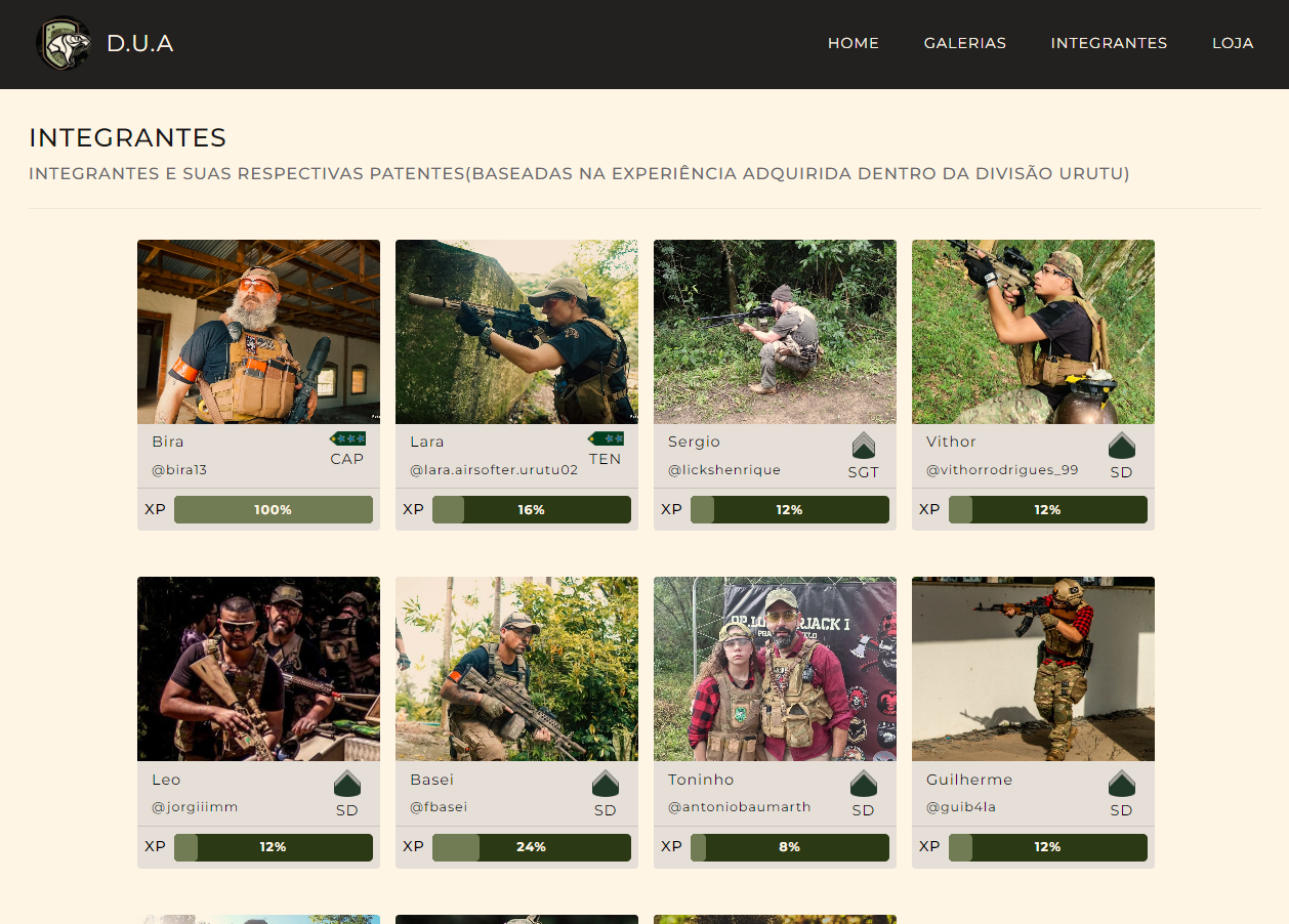 Imagem da sessão Integrantes