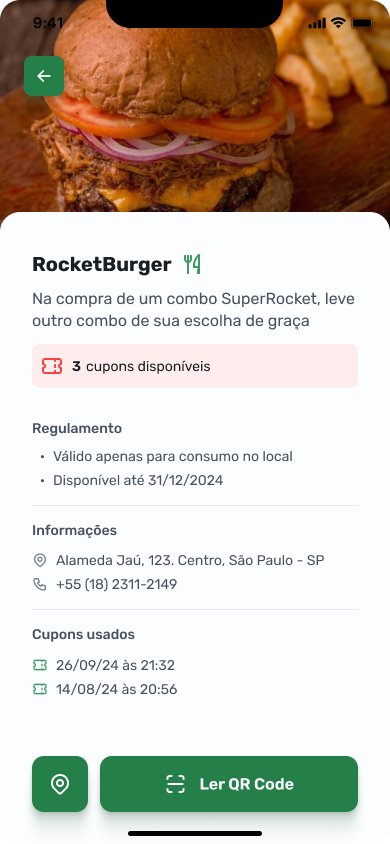 Imagem da sessão Detalhes do local