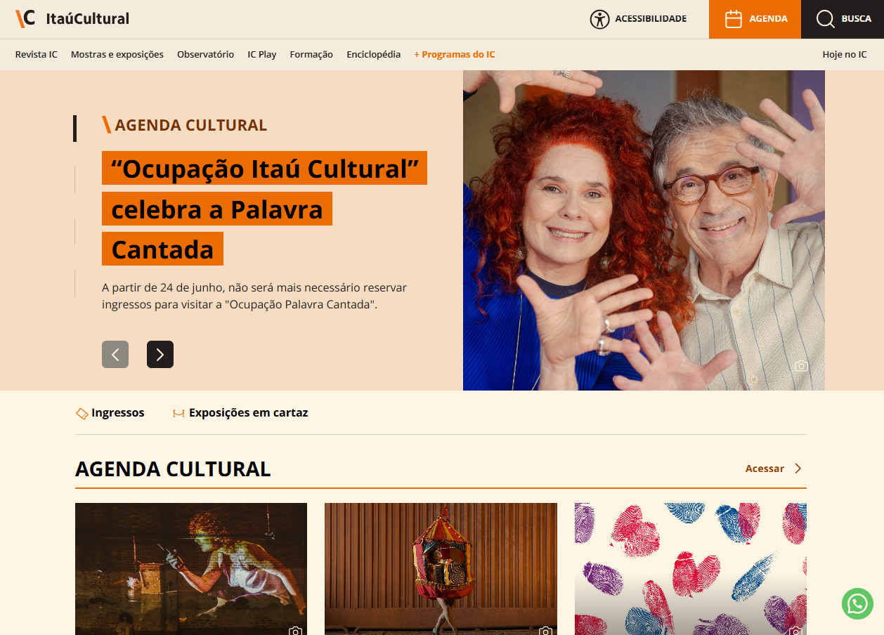Project thumbnail Itaú Cultural