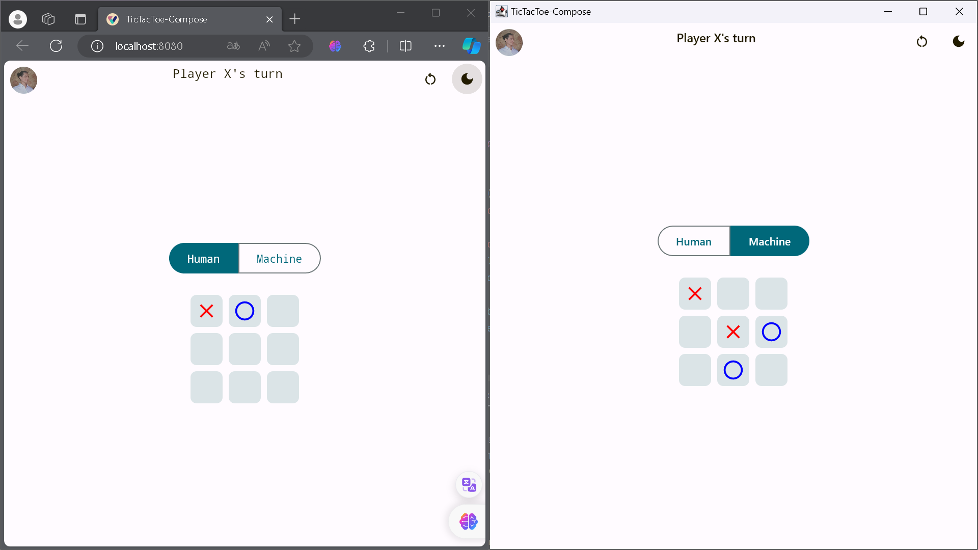 Thumbnail do projeto TicTacToe Compose Multiplatform