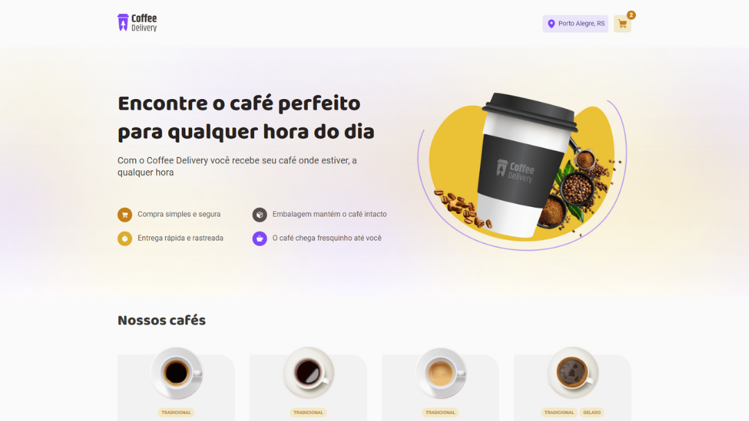 Thumbnail do Projeto Coffee Delivery